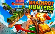 Play Brainrot Hunters: Shooter 3D now!