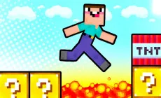 Play Noob Parkour Challenge: Monster School Escape now!