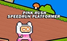 Play Pink Rush Speedrun Platformer now!